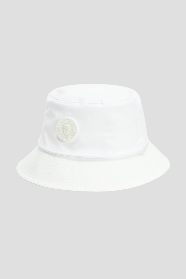 DOUBLE LAYER DETACHABLE BUCKET HAT-WHITE