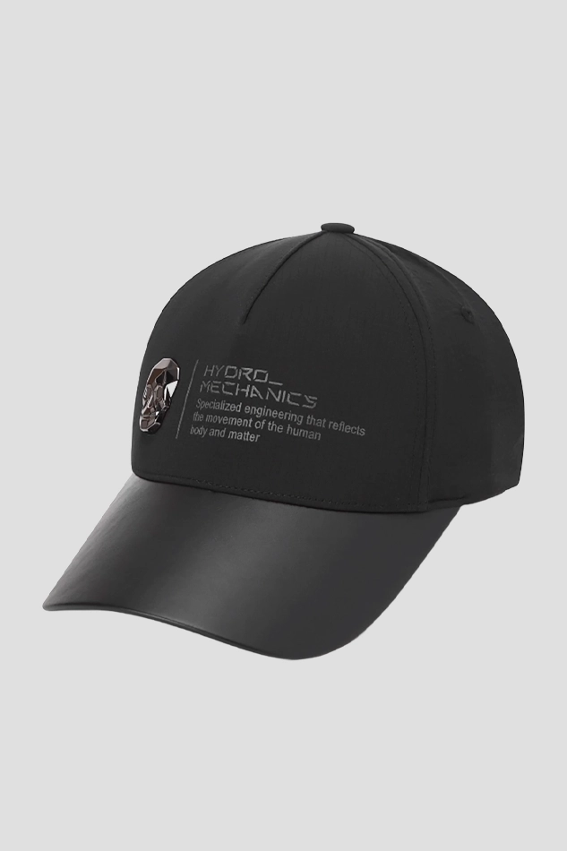 TRANSPARENT CAP-BLACK