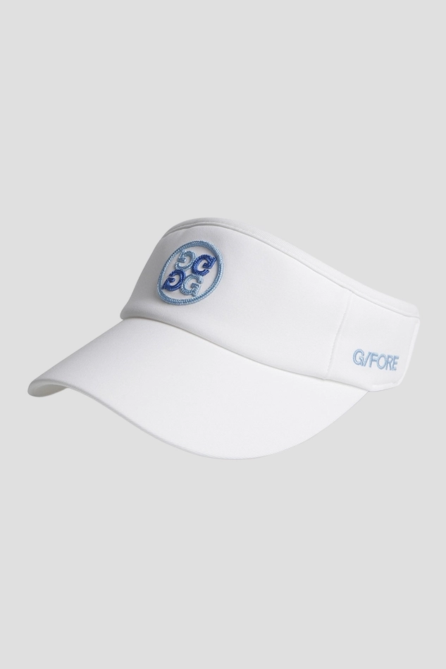Circle Gs Embroidered Visor WOMEN-BLUE
