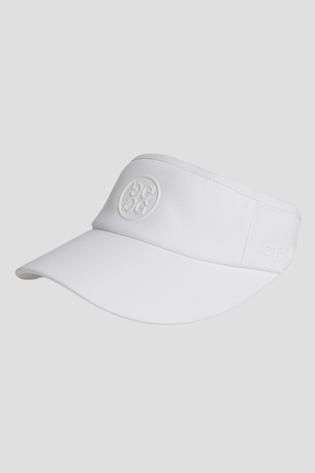 Circle G’s Embroidered Visor WOMEN-WHITE