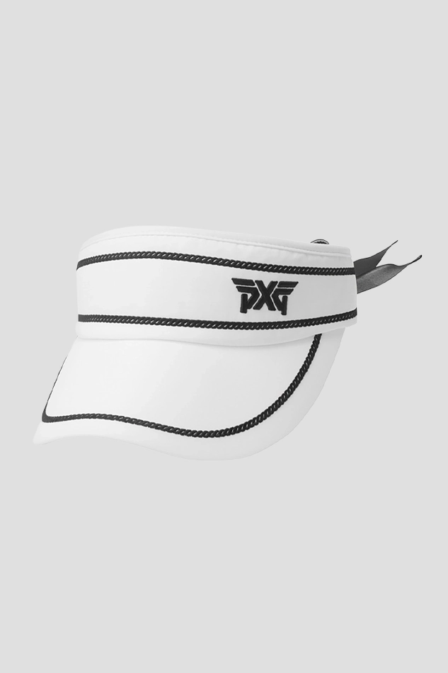 WOMENS RIBBON VISOR-WHITE