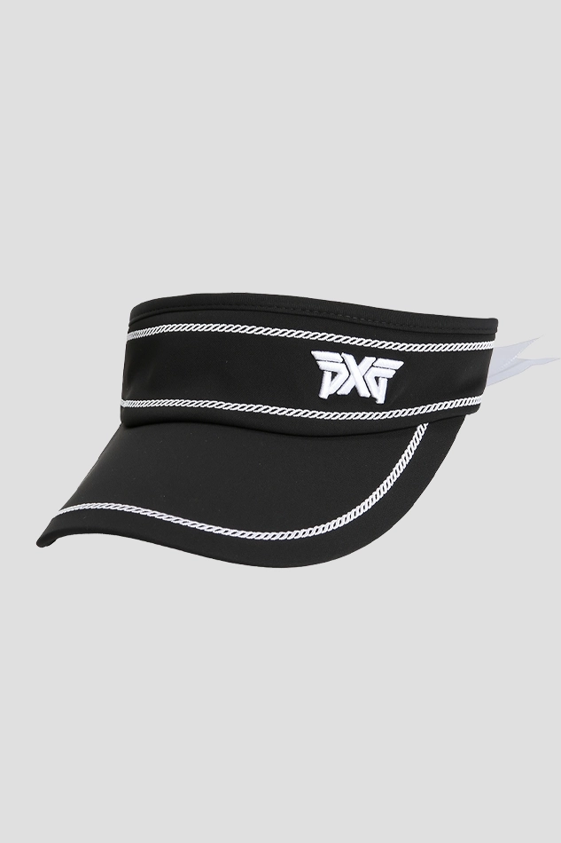 WOMENS RIBBON VISOR-BLACK