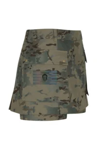 WOMEN AIR CIRCUIT CAMO CARGO CULOTTE-BEIGE