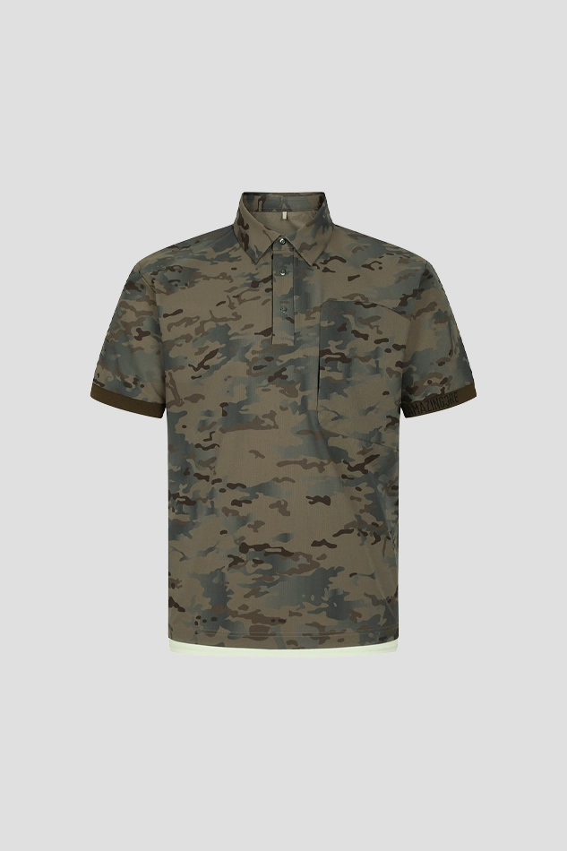 MEN AIR CIRCUIT CAMO ACCORDIO T SHIRT-BEIGE