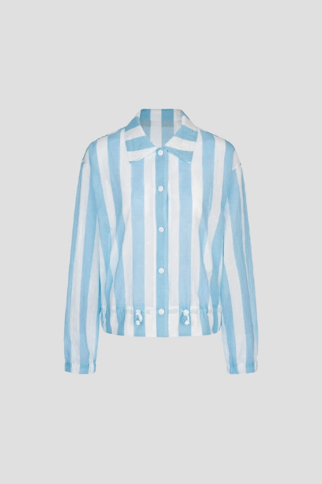 STRIPE SHIRKET WOMEN-BLUE