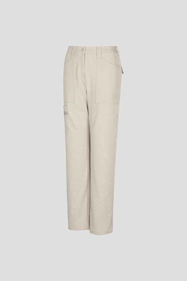 WOMEN ESSENTIAL CASUAL PANTS-KHAKI
