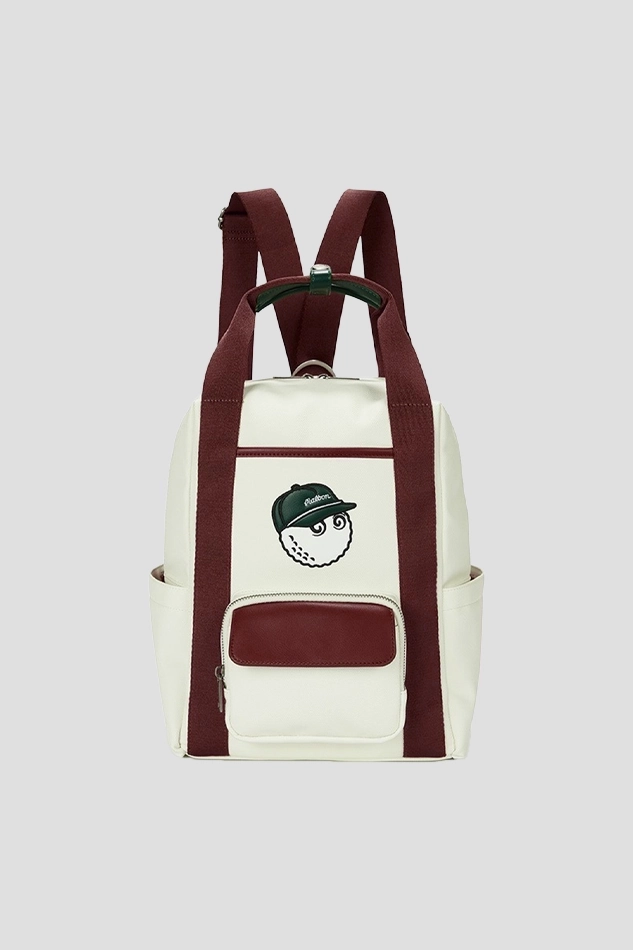 MALBON BUCKET TOTE BACKPACK-IVORY