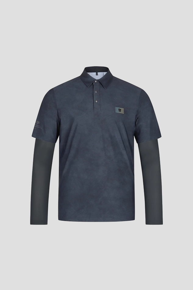 MEN AD2 AERO SHIELD SMOG ACCORDIO TSHIRT 26S-NAVY