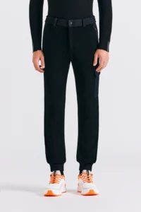 BOUCLE JOGGER PANTS MEN-BLACK