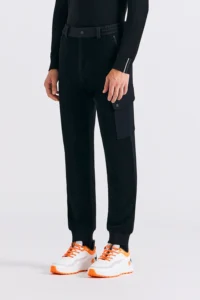 BOUCLE JOGGER PANTS MEN-BLACK