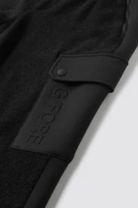 BOUCLE JOGGER PANTS MEN-BLACK