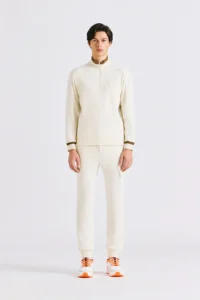 BOUCLE JOGGER PANTS MEN-LVORY