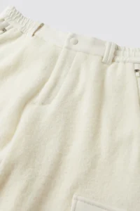 BOUCLE JOGGER PANTS MEN-LVORY