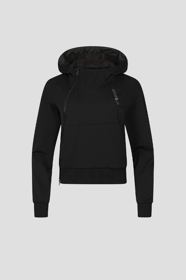 WOMEN PROGRAM KIT JERSEY JACKET-BLACK