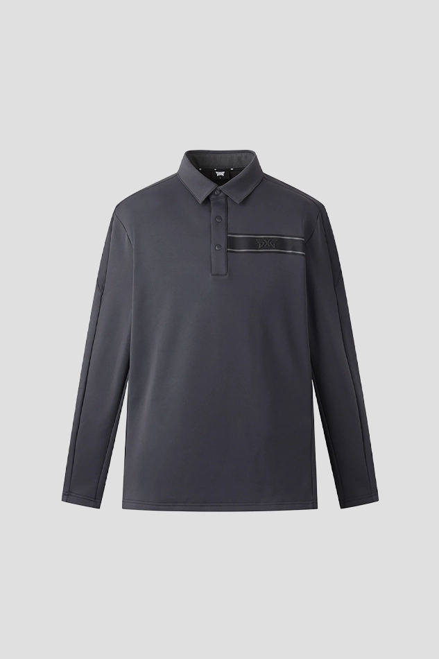 WINTER ESSENTIAL COLLAR LONG SLEEVE-GRAY