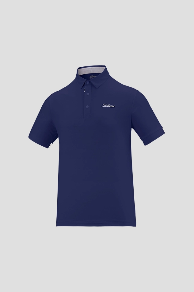 BASIC SS POLO-BLUE