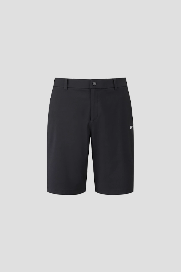 MEN STANDARD FIT SHORT PANTS-BLACK