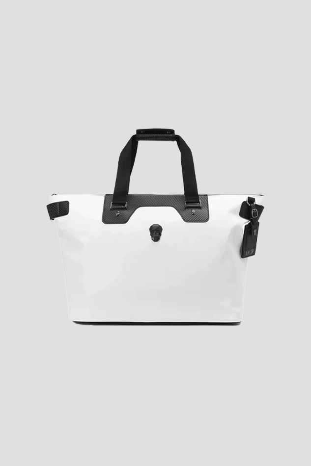 AMAZINGCRE STREAMLINER BOSTON BAG-WHITE