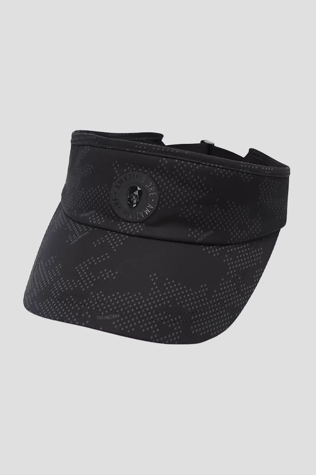 CAMO SUN VISOR-BLACK