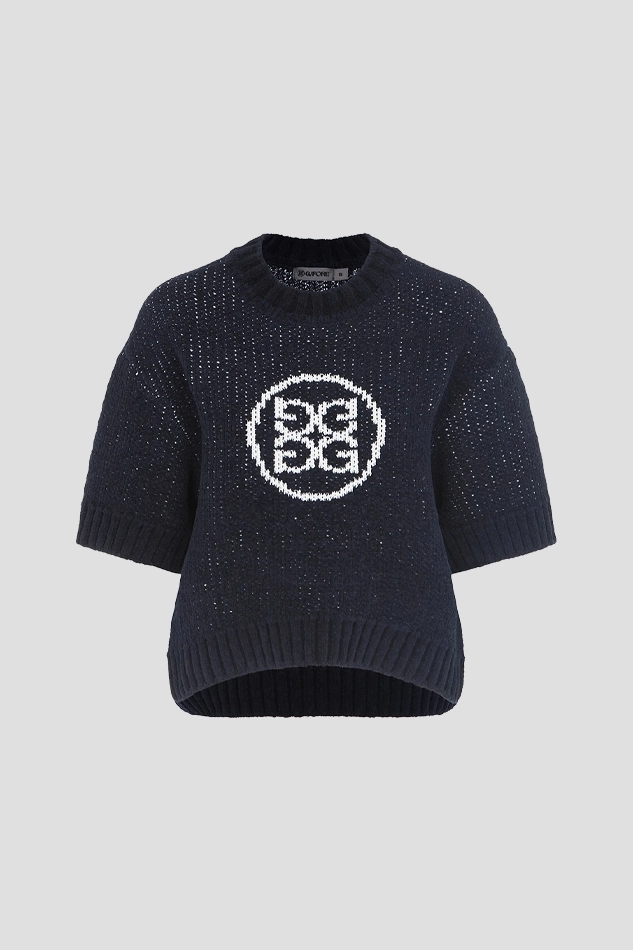 HALFSLEEVES SWEATER WOMEN-NAVY