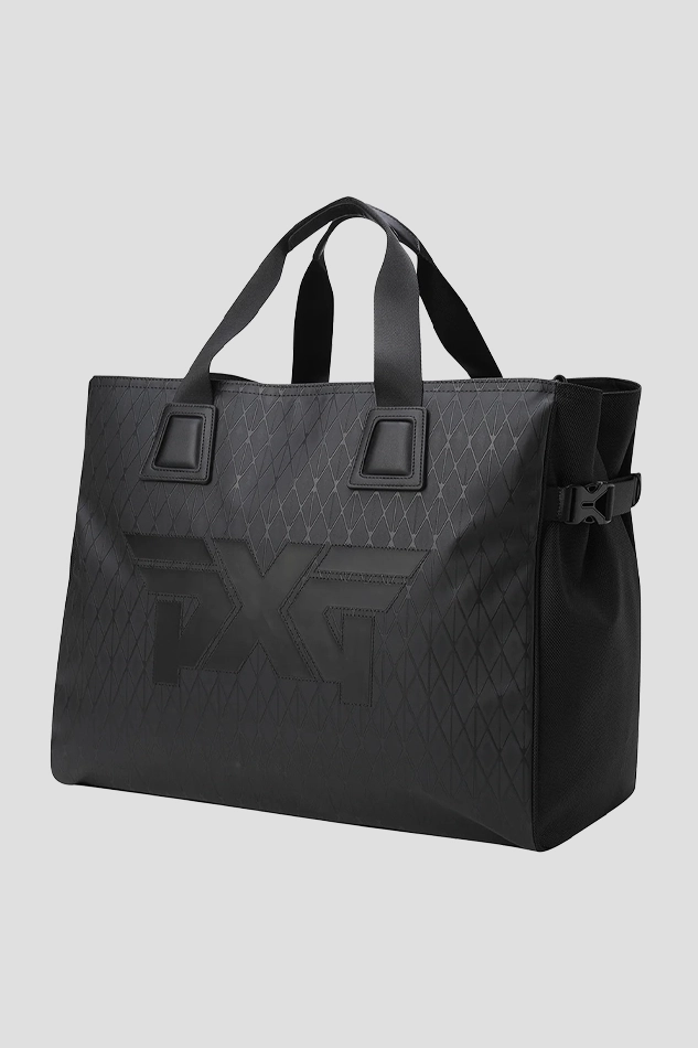 PATTERN BOSTON BAG-BLACK