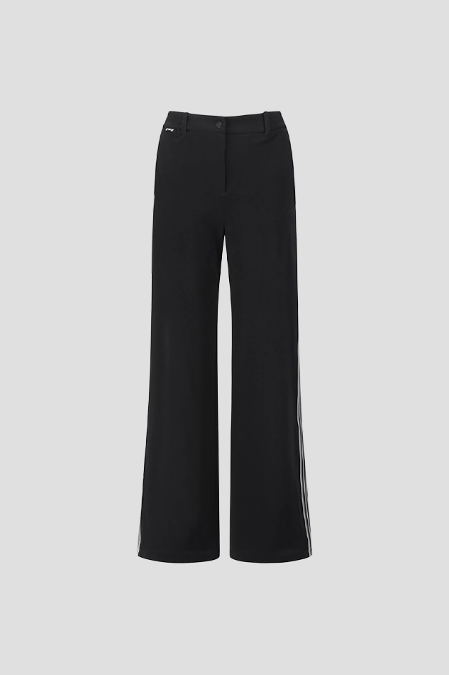 WOMEN GEN X JERSEY TRACK PANTS-BLACK