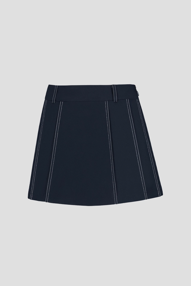 STITCH POINT SKORTS-NAVY