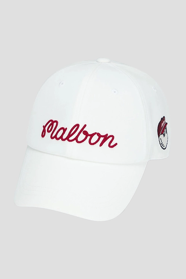 LETTER BALL CAP OFFWHITE-WHITE