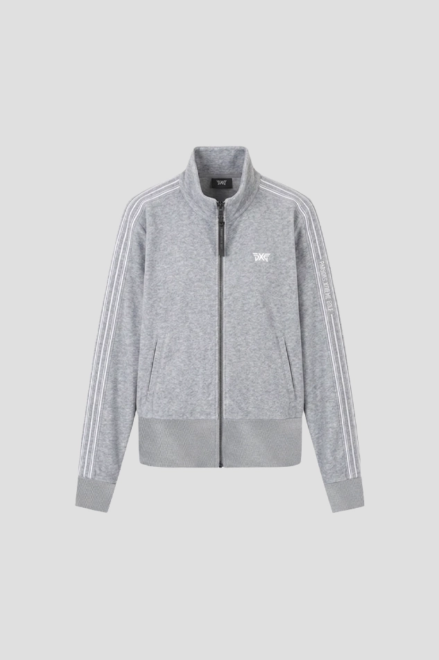WOMEN GEN X TRACK ZIP UP-GRAY