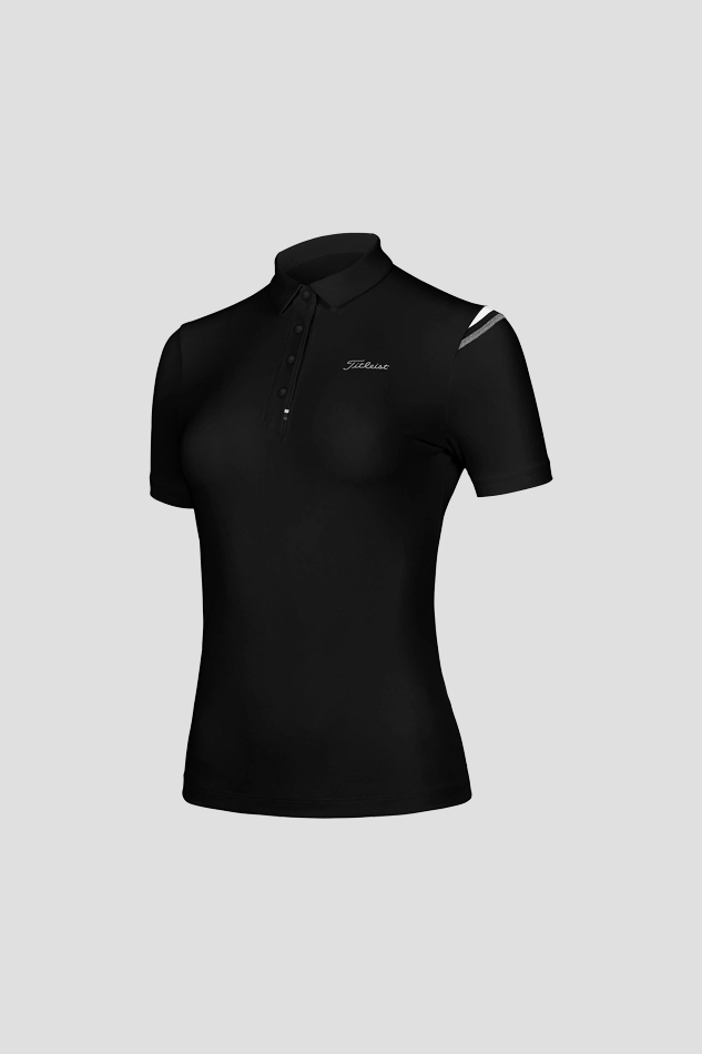 DRY TOUCH SS POLO W-BLACK