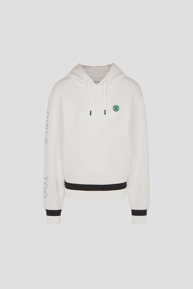 TECH HOODIE WOMEN-WHITE