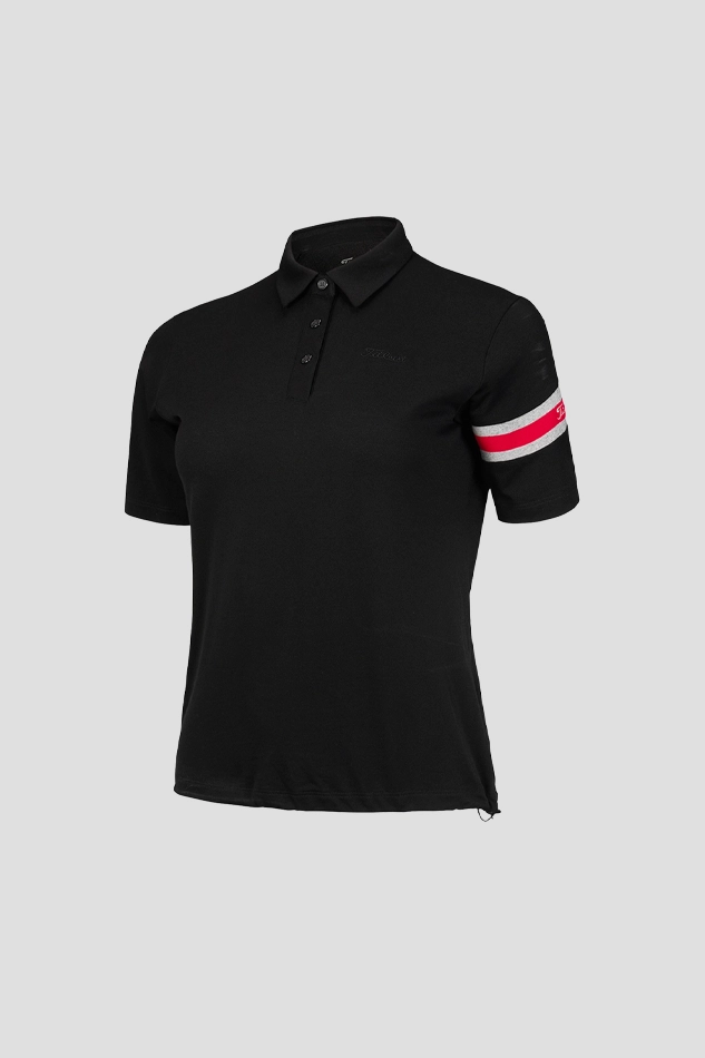 PERFORMANCE PIQUE POLO W-BLACK
