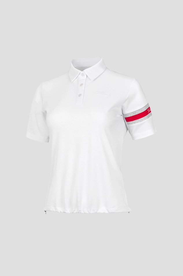 PERFORMANCE PIQUE POLO W-WHITE