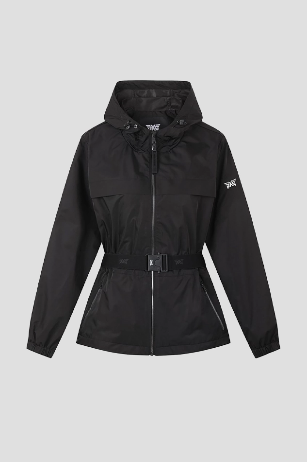 WOMEN WIND SWING WOVEN JACKET-BLACK