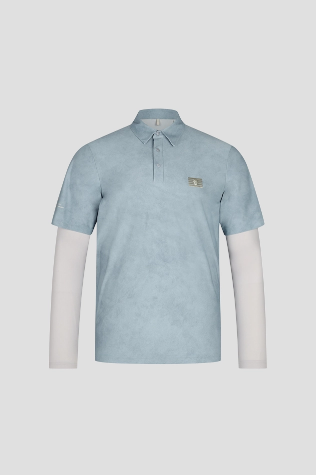 MEN AD2 AERO SHIELD SMOG ACCORDIO TSHIRT 26S-BLUE