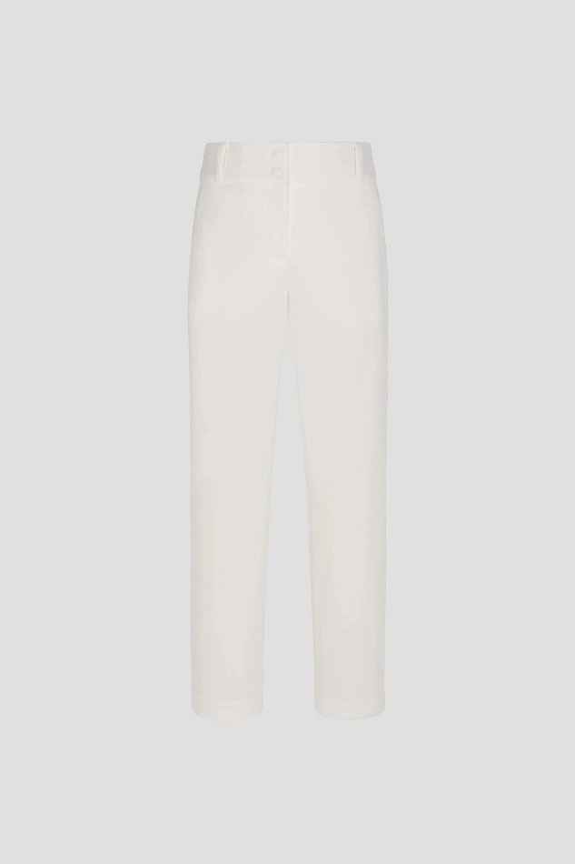 STRETCH STRAIGHT LEG PANT WOMEN-WHITE
