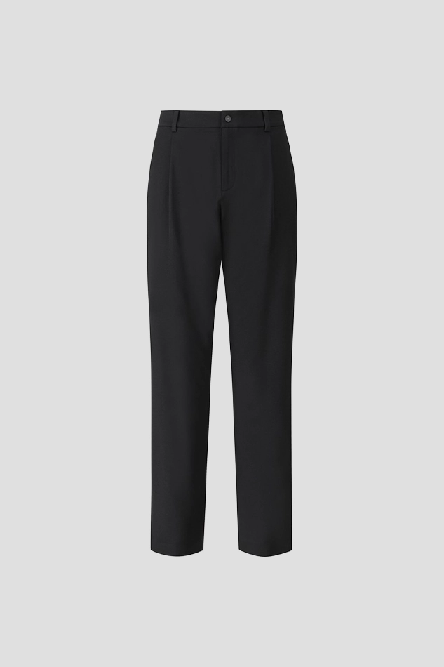 MEN TAPERED FIT PANTS 26S-BLACK