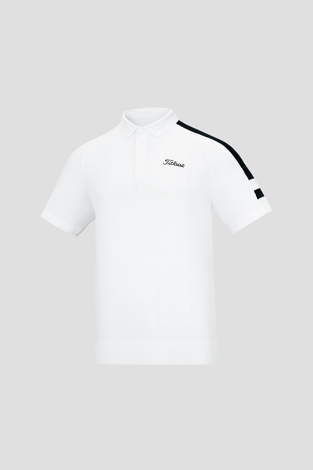COLOUR POINT KNIT 26S-WHITE
