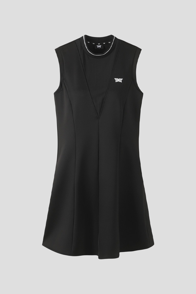 WOMEN MOCK NECK OP 26S-BLACK