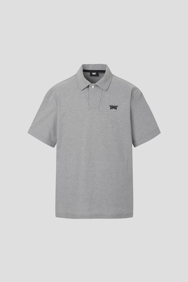 MEN NEW SHAPE COLLAR SHORT SLEEVE 26S-GRAY