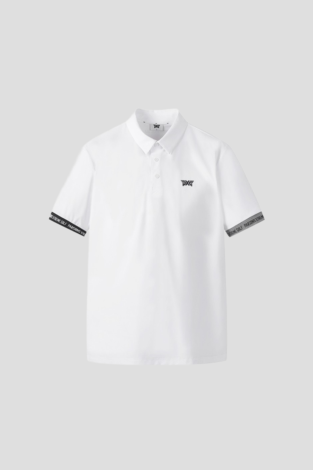 MNS COLOR CONTRAST POINT COLLAR SHORT SLEEVE-WHITE