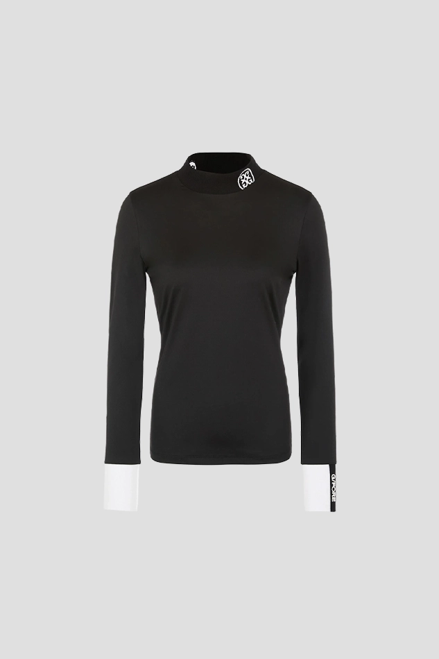 MOCKNECK BASELAYER WOMEN-BLACK