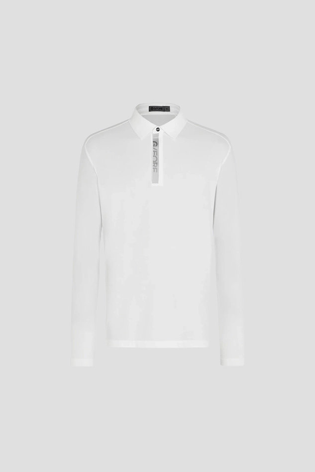 COOL SLEEVE POLO MEN 26S-WHITE