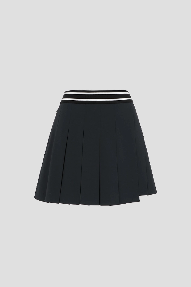 PLEATED CULOTTE WOMEN 26S-BLACK