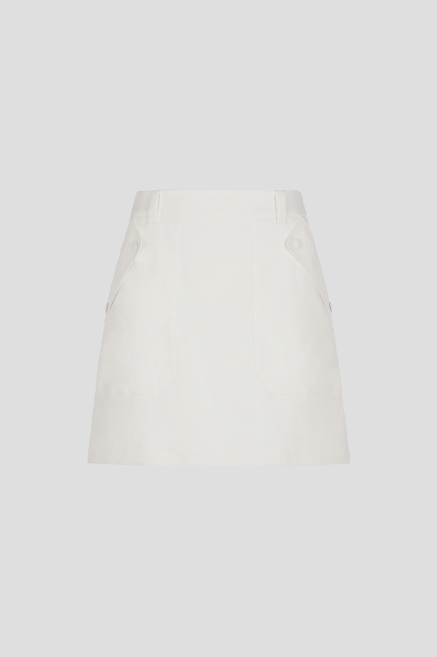 26SEMI A LINE SKORT WOMEN-WHITE