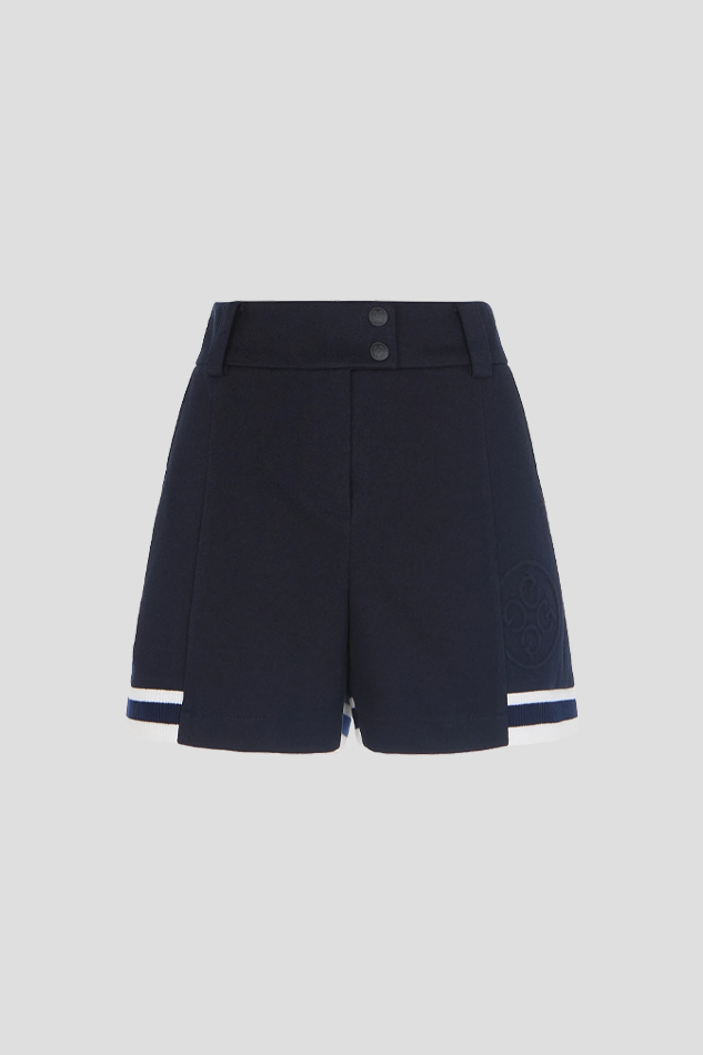 26SUMMER BANDED SHORT WOMEN-NAVY