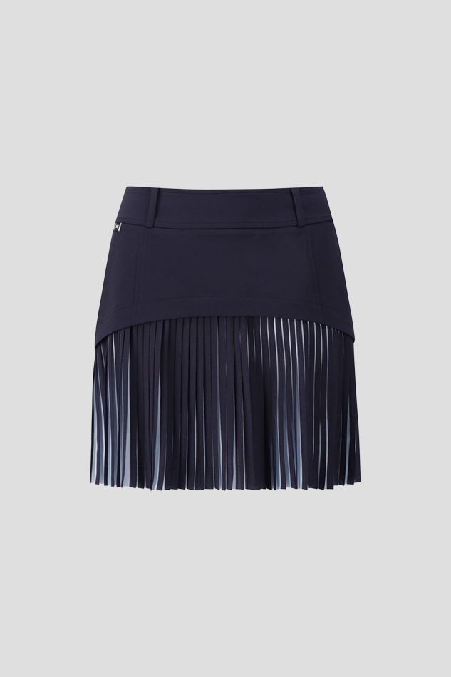 26WOMEN NEW PLEATED SKIRTS-NAVY