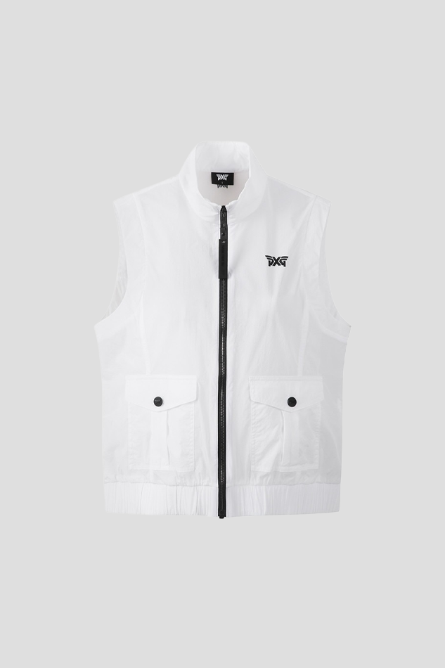26WOMEN WOVEN VEST-WHITE