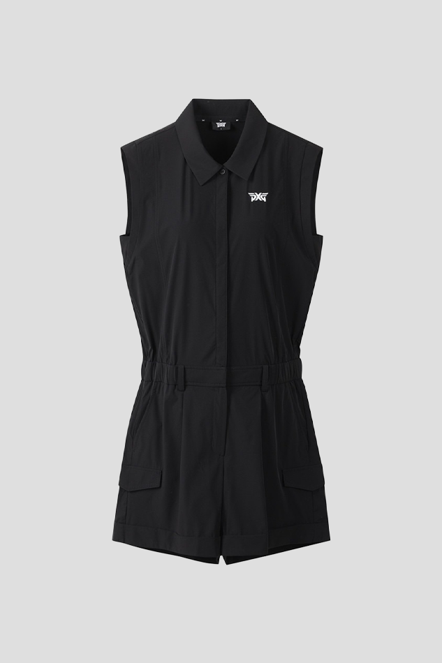 26WOMEN SHORT JUMPSUIT-BLACK