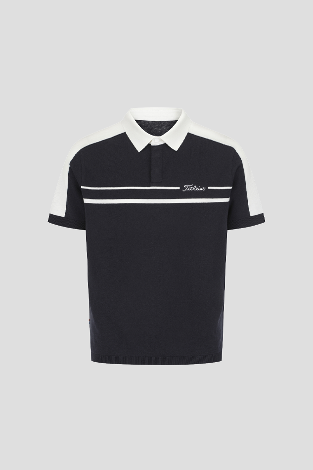 26SPOT COOL POLO KNIT-NAVY